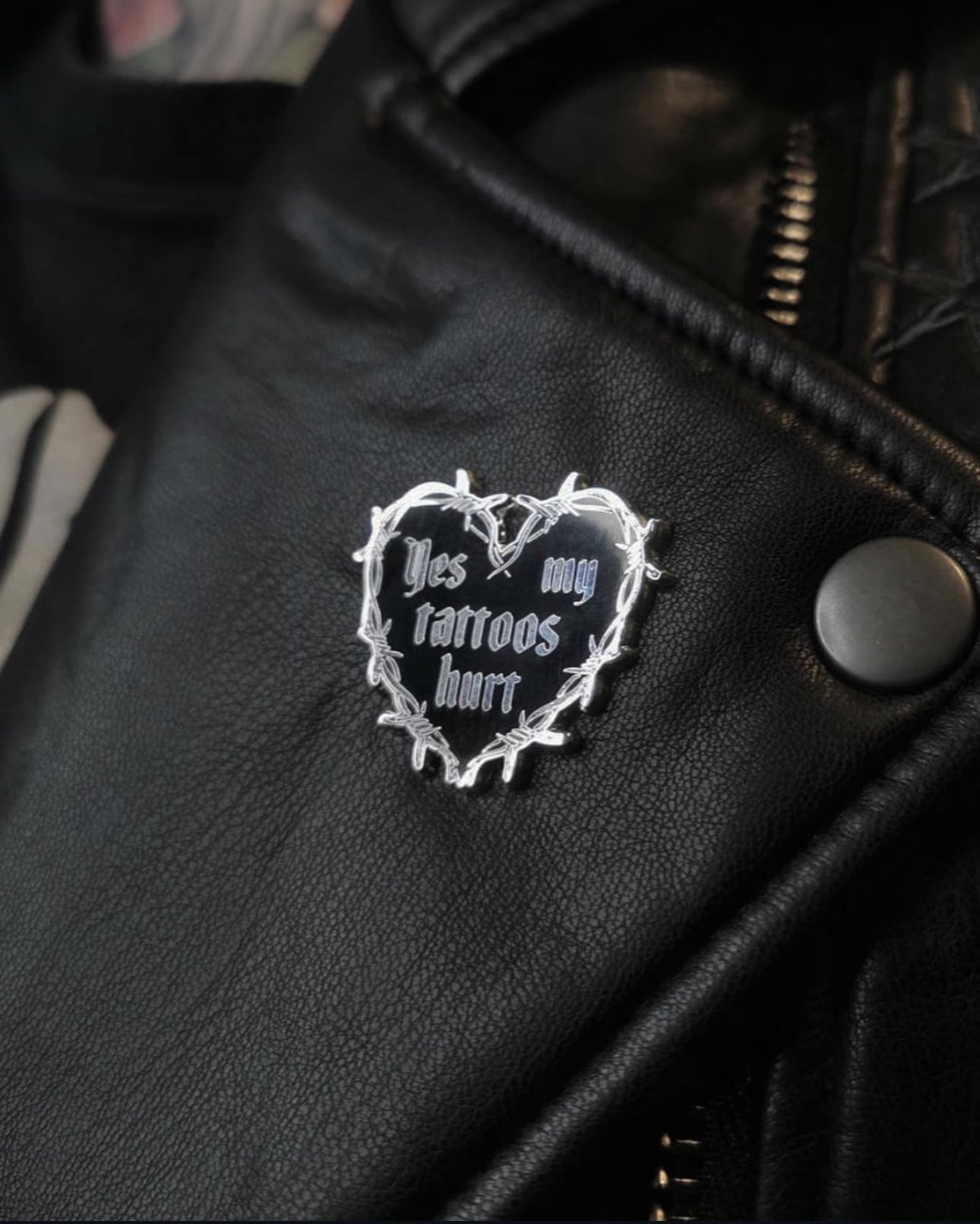 Yes My Tattoos Hurt Enamel Pin