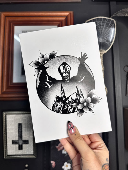 Ghost Opus A5 Print